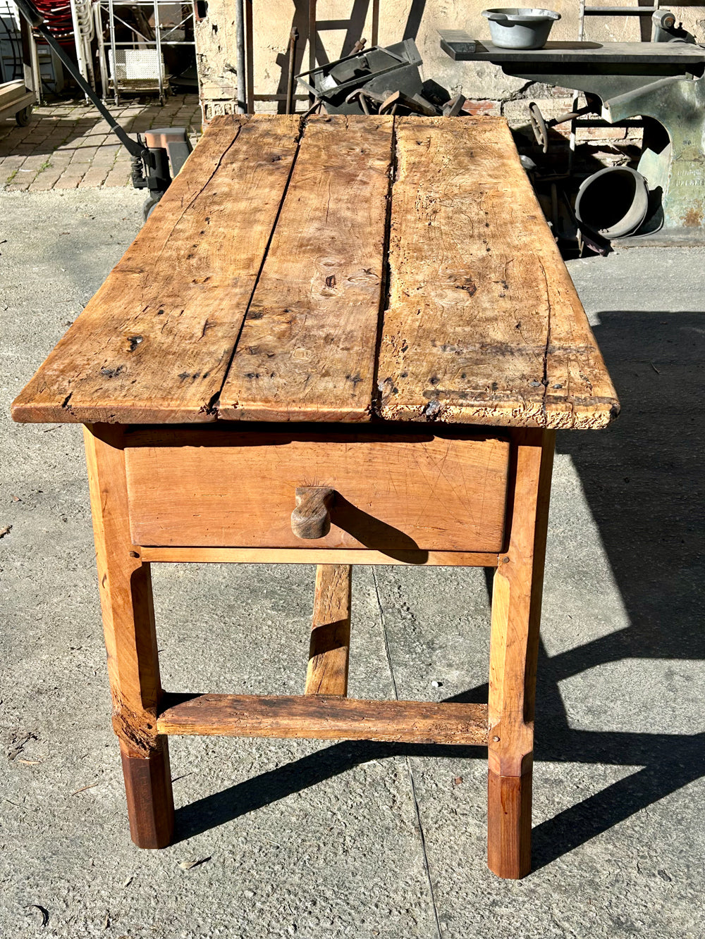 Grande table de métier 19éme Réf 4395