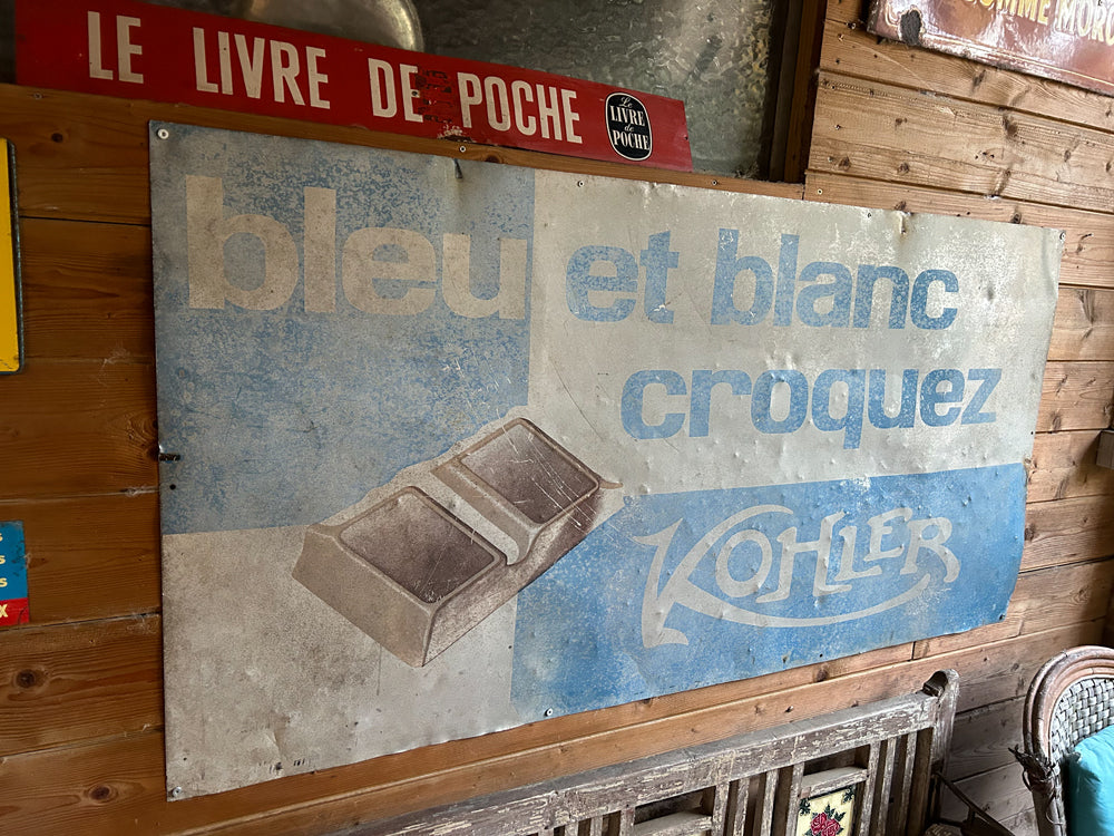 Grande tôle peinte KOHLER Réf 4087