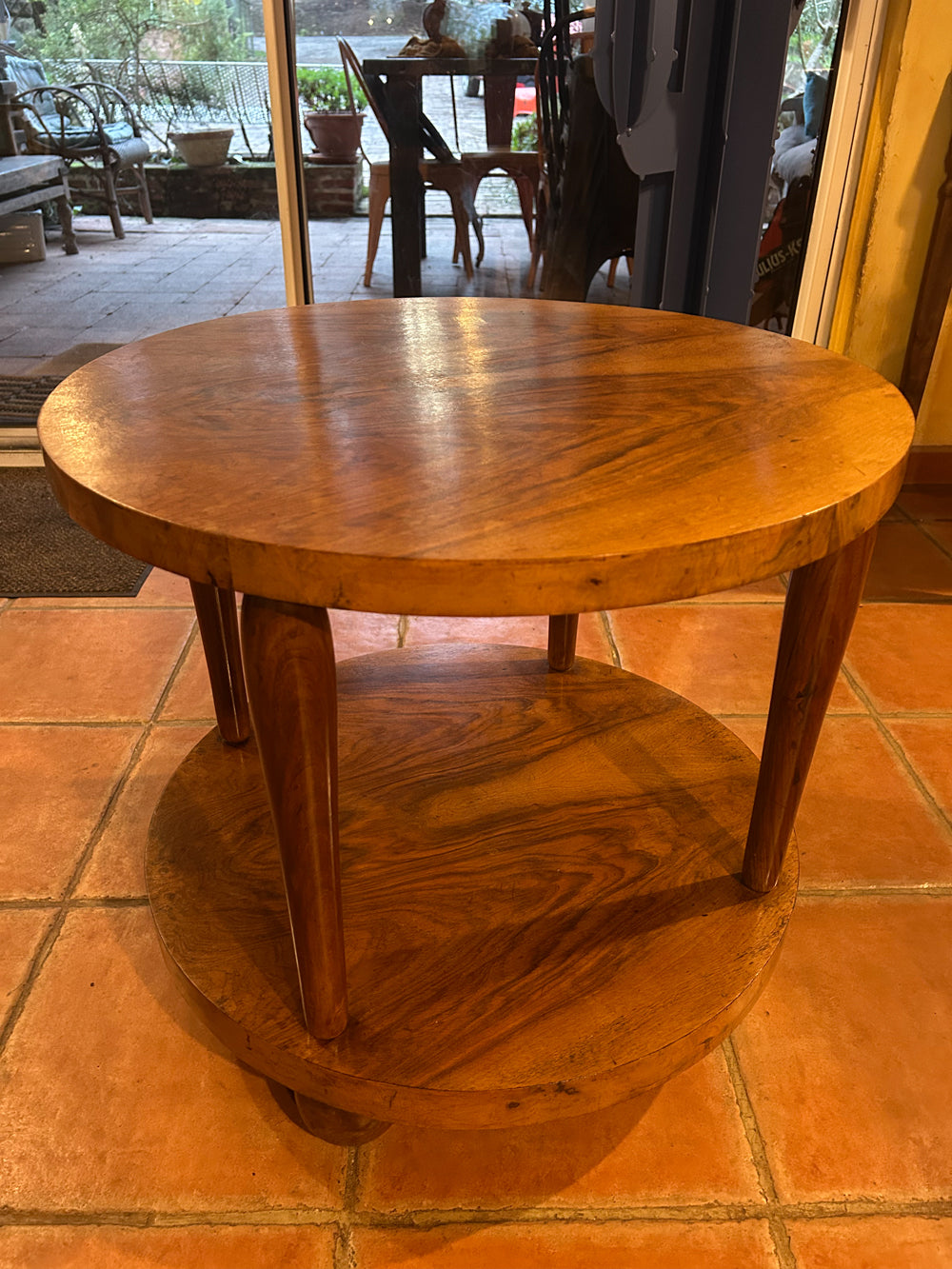 Guéridon Art Déco Double Plateau 1930