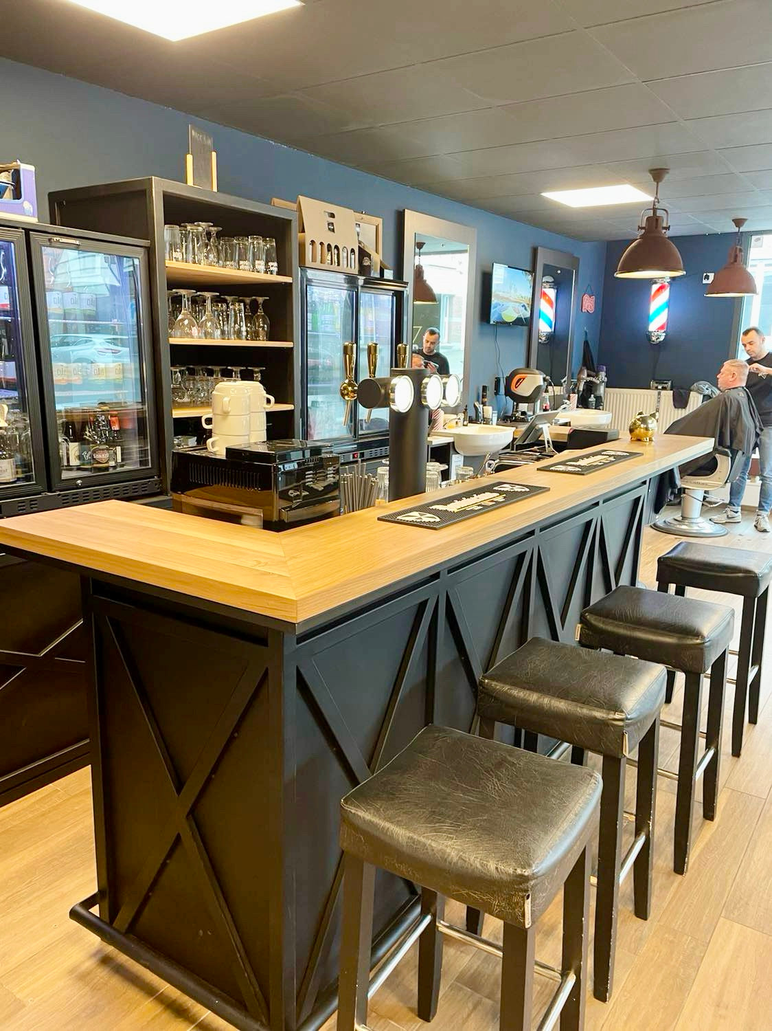 Comptoir industriel d'angle PRIX de base 2200€ réf 3833