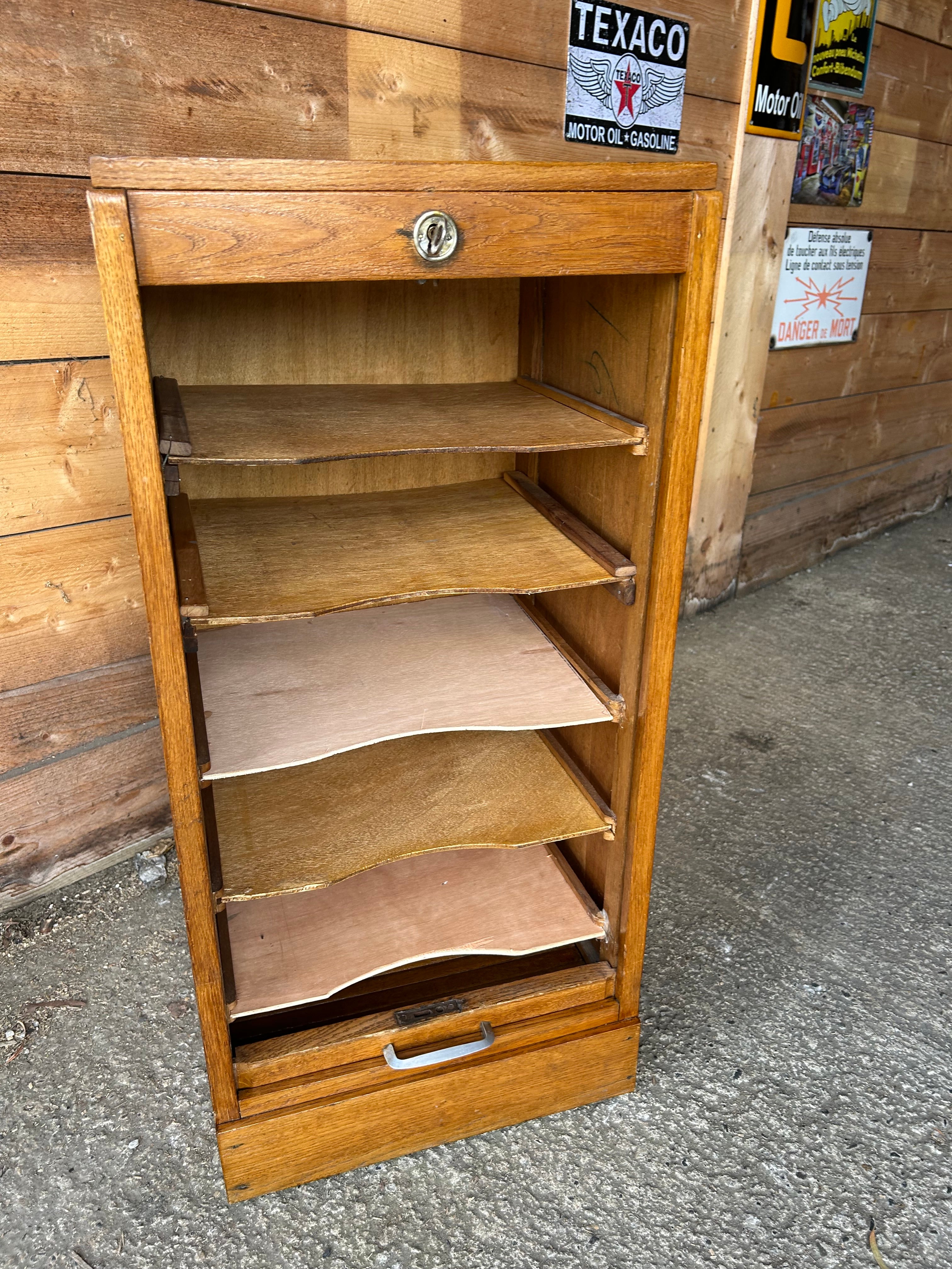 Petit classeur à rideau 1960 Réf 4503