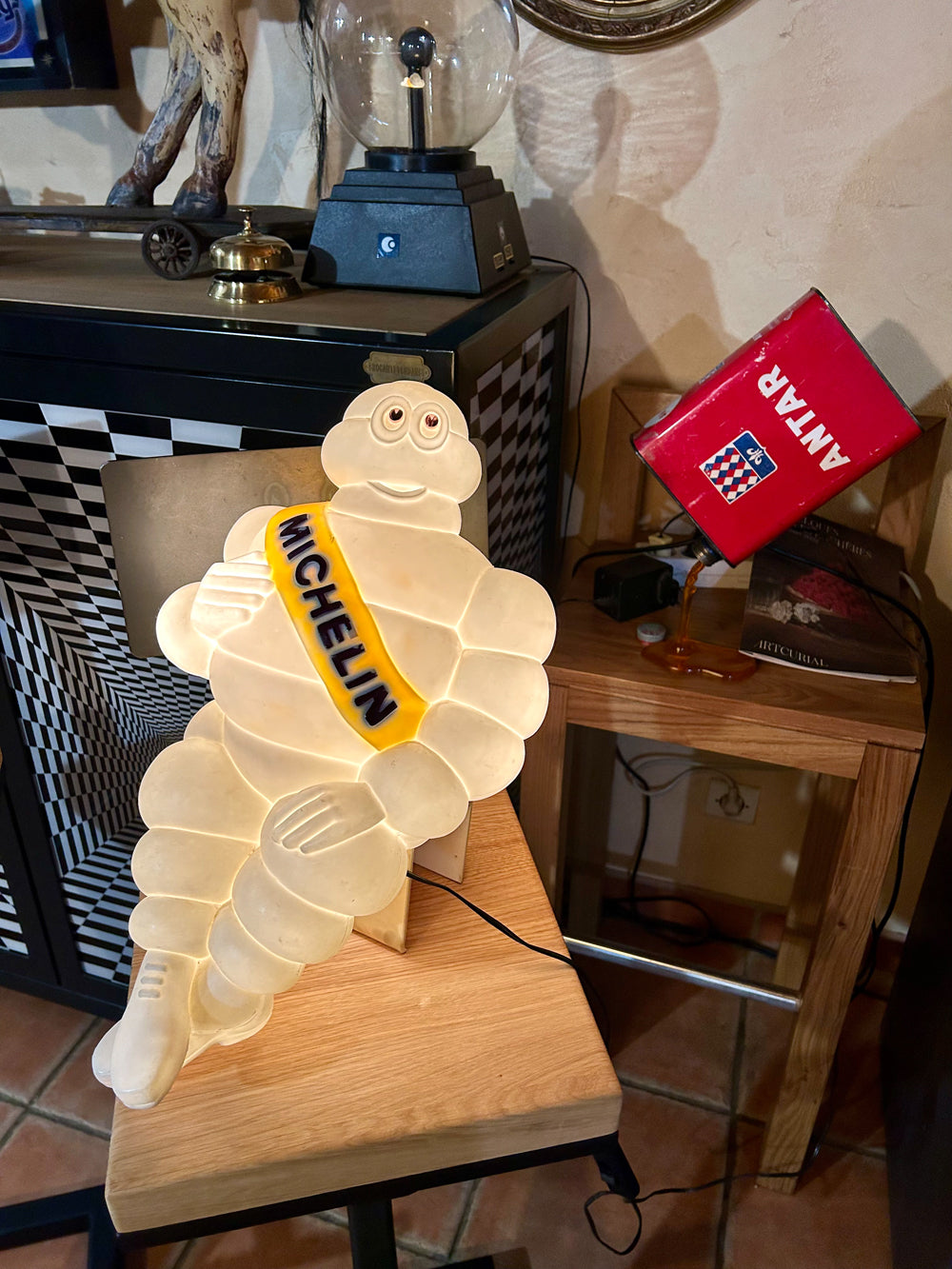 Lampe bonhomme Bibendum Michelin 1970 Réf 4190