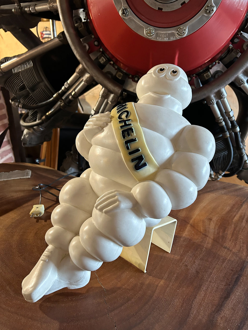 Lampe bonhomme Bibendum Michelin 1970 Réf 4190