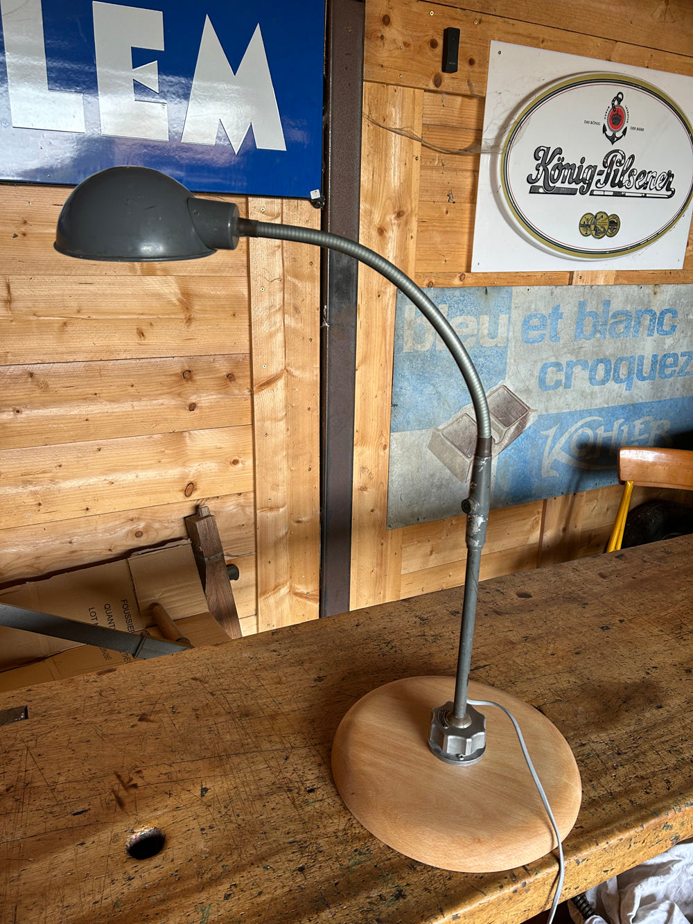 Lampe d'atelier ADHER 1960 réf 4433