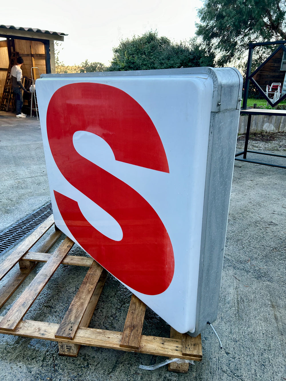 Lettre lumineuse de pompe à essence Réf 4354