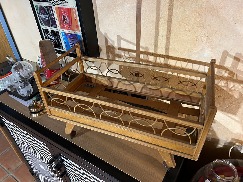 Lit de poupée en bois ancien réf 4127