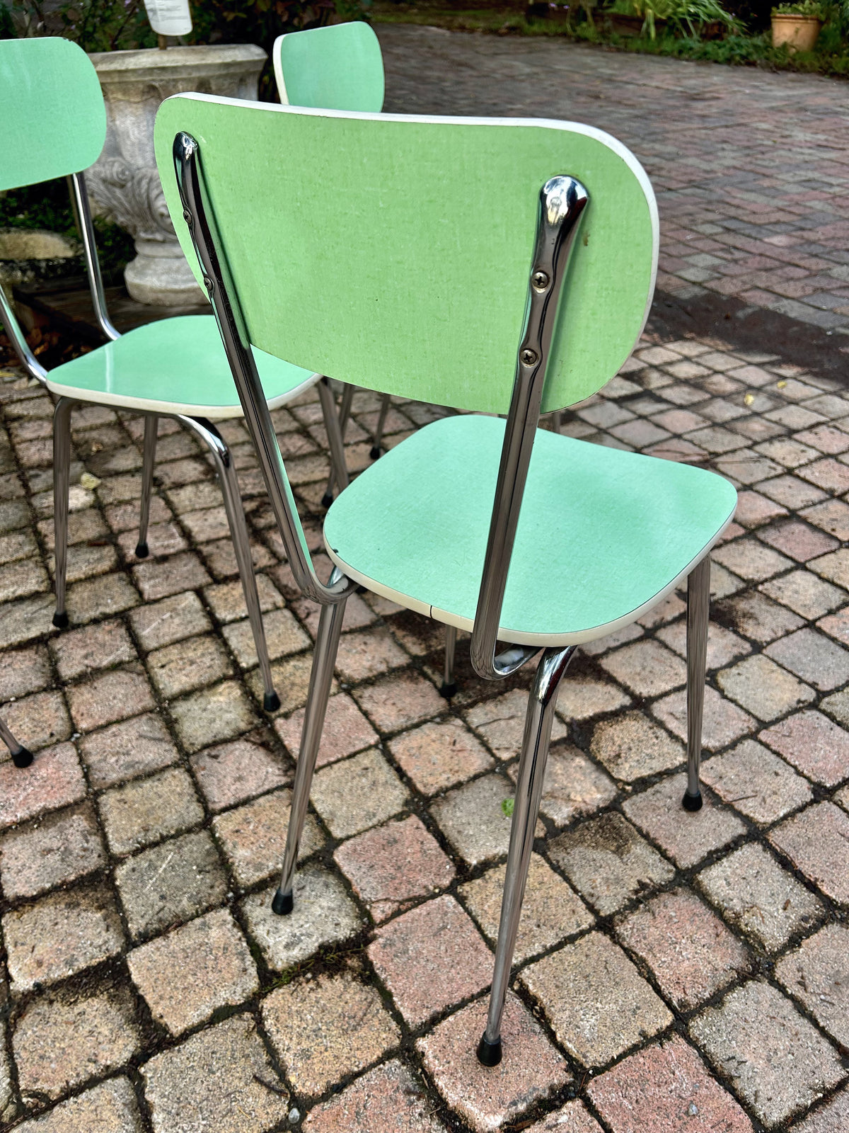 Lot de 4 chaises en Formica menthe - RF4770