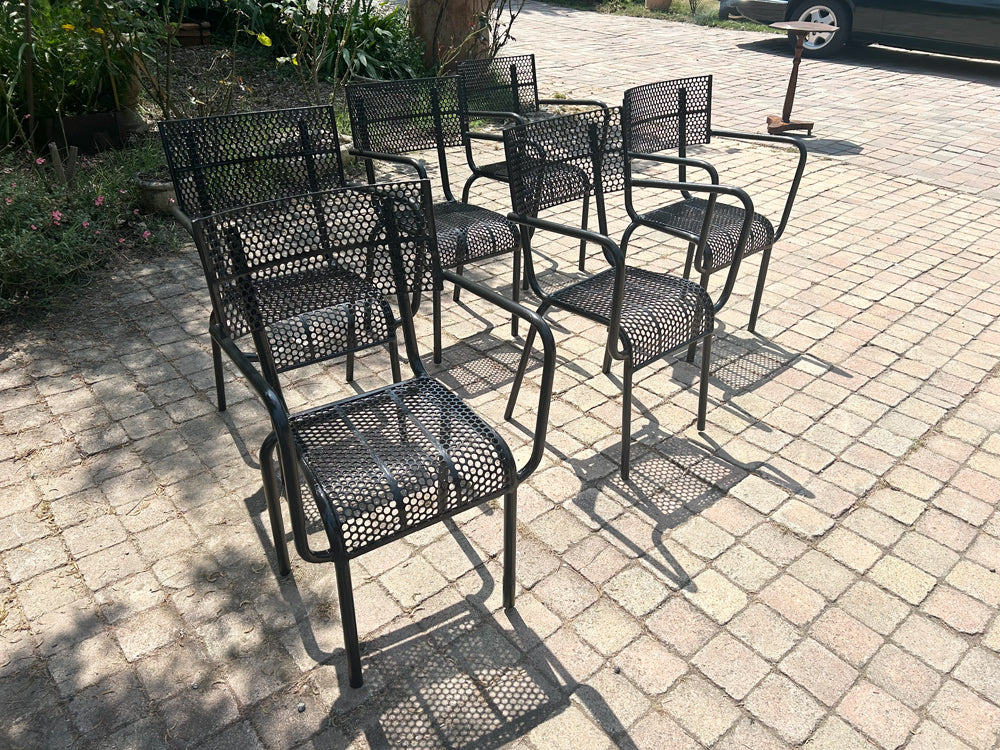 Lot de 6 chaises Renè Malaval Réf 4296