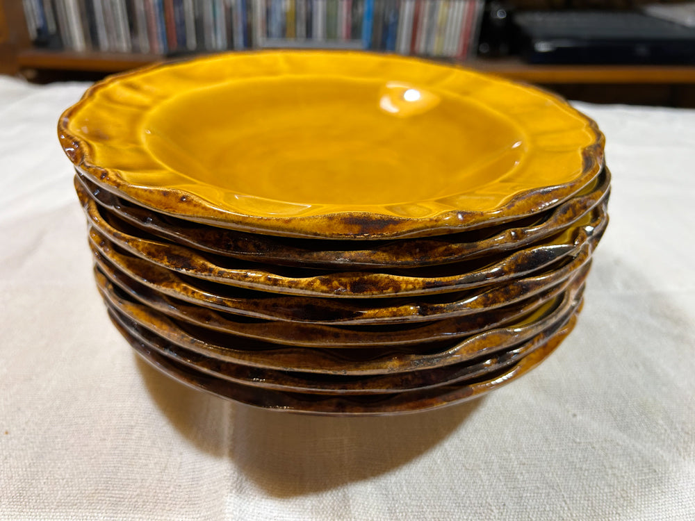 Lot de 8 assiettes creuses Faïences Haute Provence ADP Réf 4163