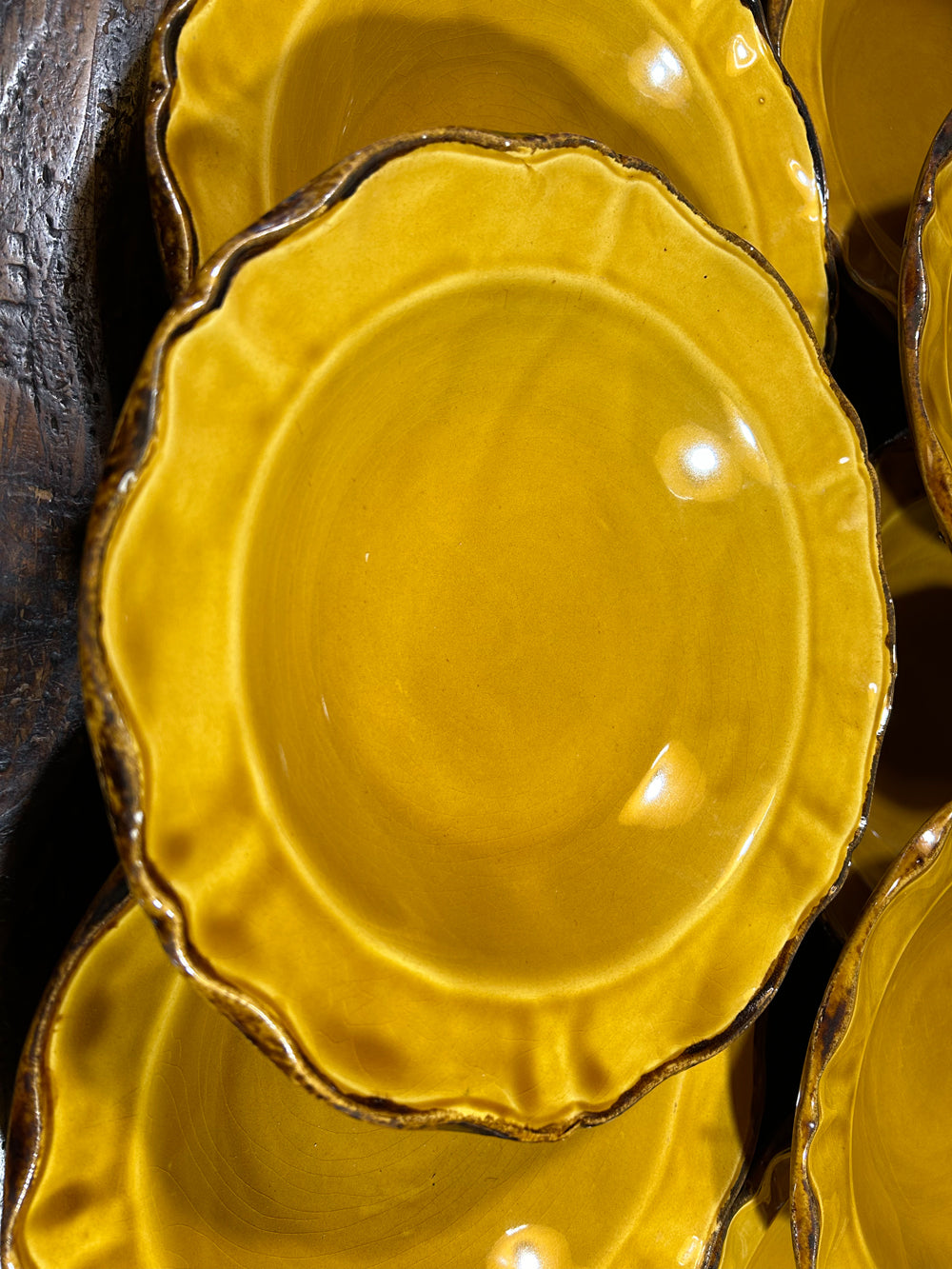 Lot de 8 assiettes creuses Faïences Haute Provence ADP Réf 4163