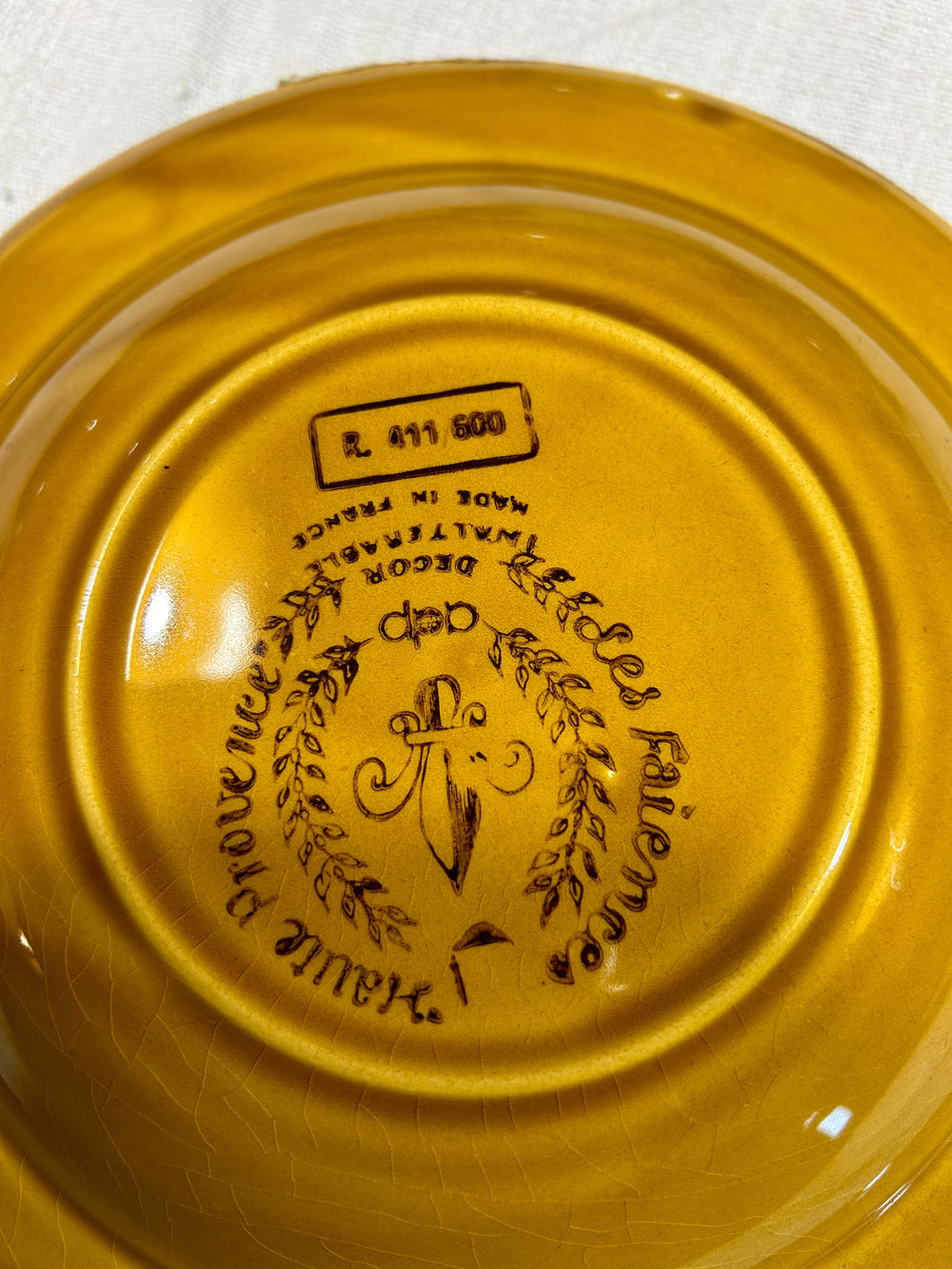 Lot de 8 assiettes creuses Faïences Haute Provence ADP Réf 4163