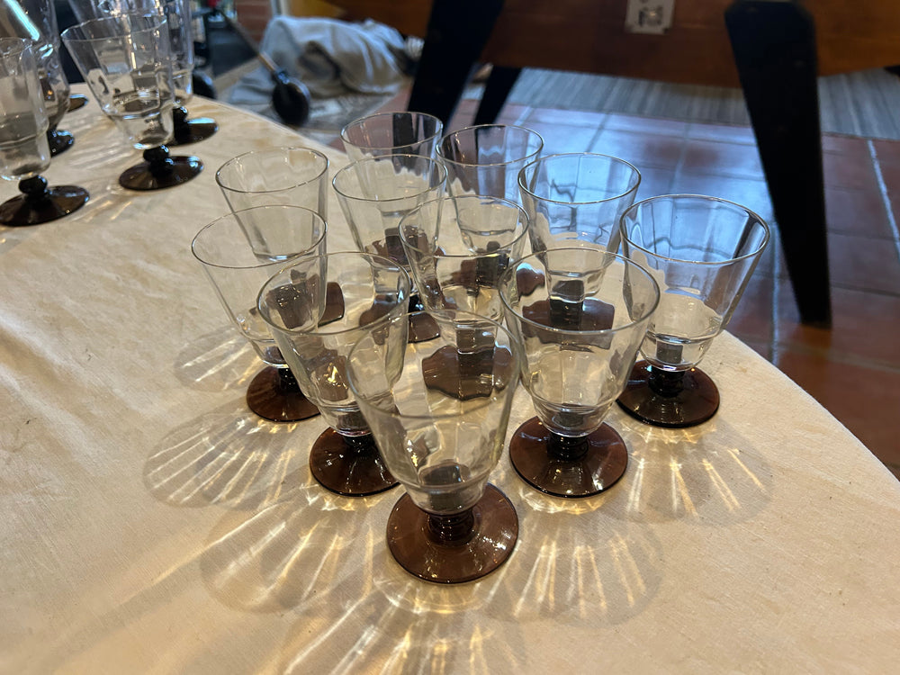 Lot de 11 verres à liqueur ART DECO - Réf 4592