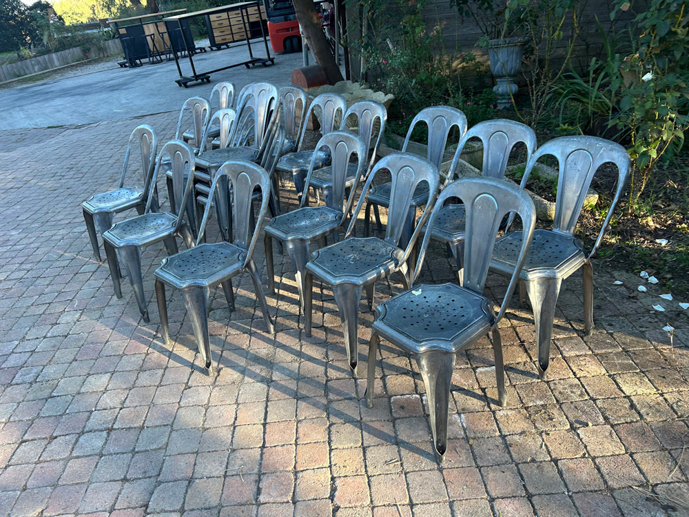 Lot de chaises design industriel- Réf 4575