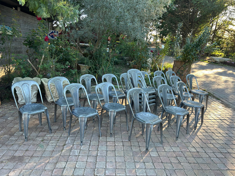 Lot de chaises design industriel- Réf 4575