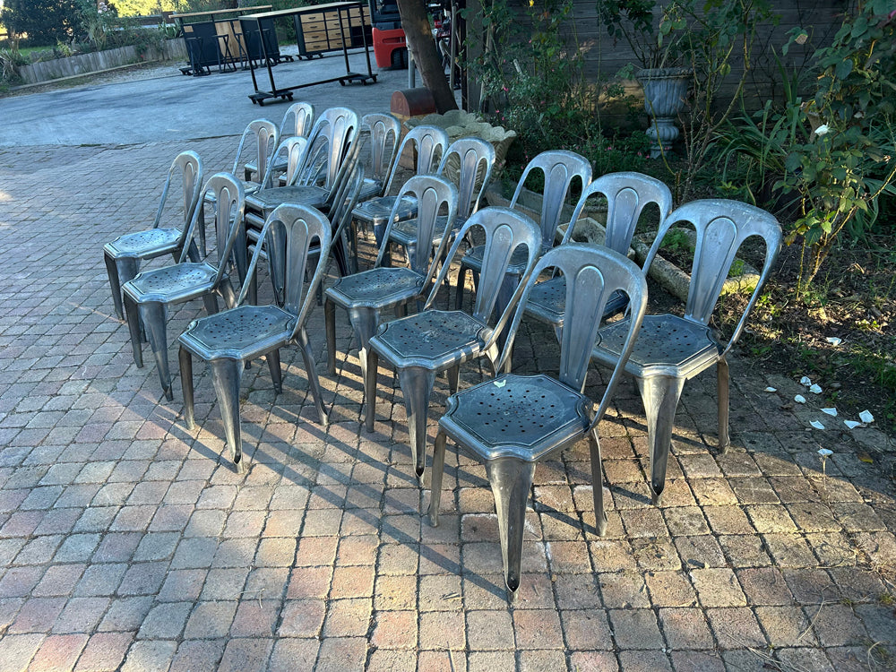 Lot de chaises design industriel- Réf 4575