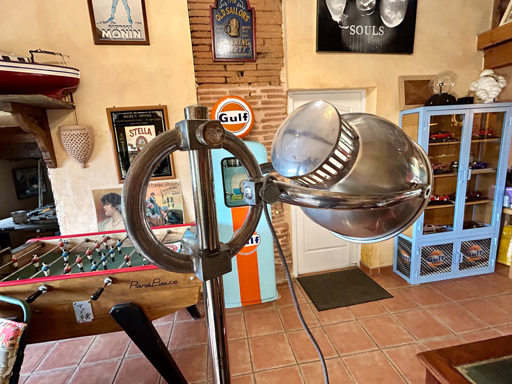 Lampadaire base " Infrarouge de coiffeur " 1970 Réf 4332