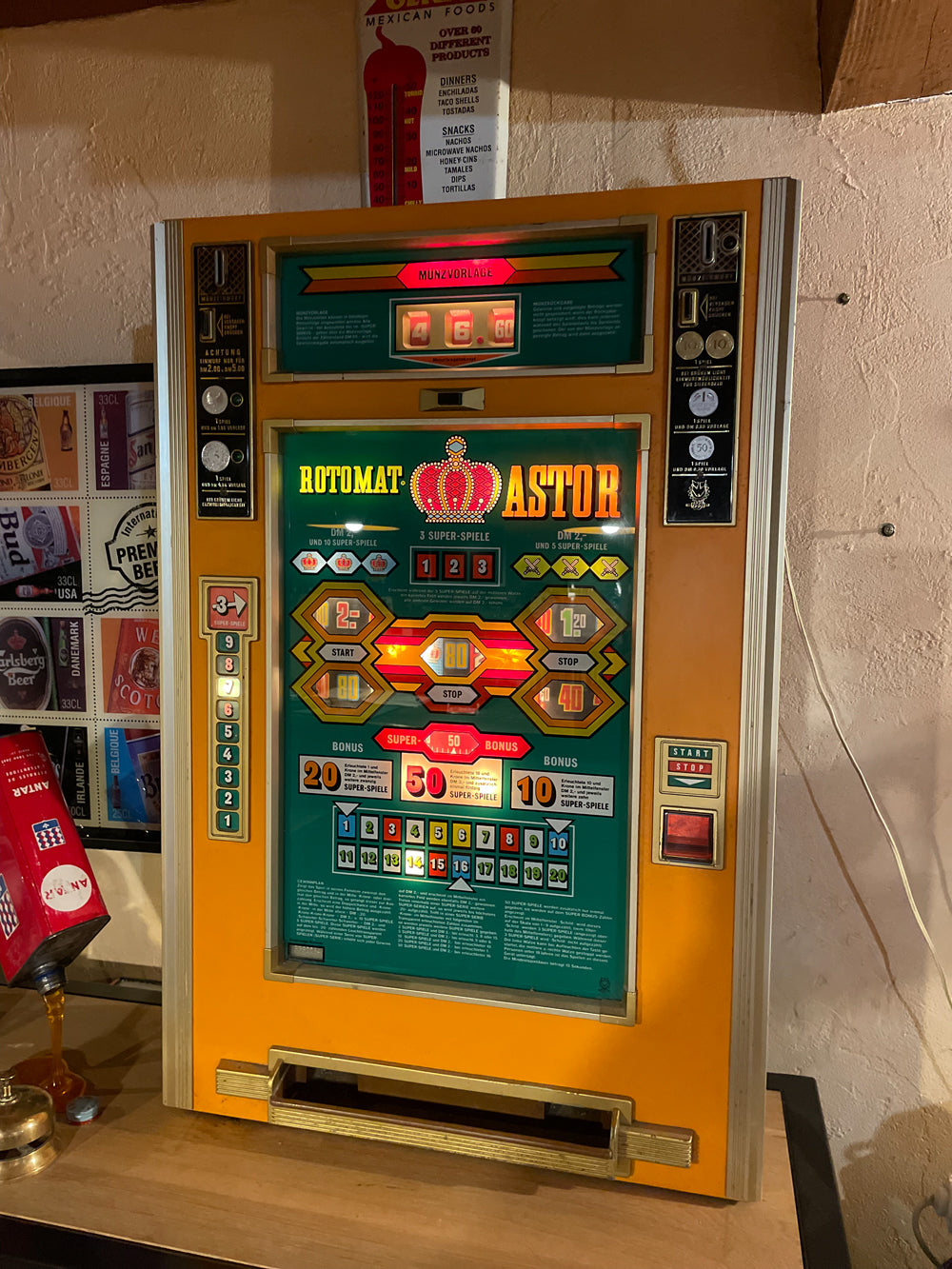 Machine à sous Rotomat Astor 1974 réf 4034