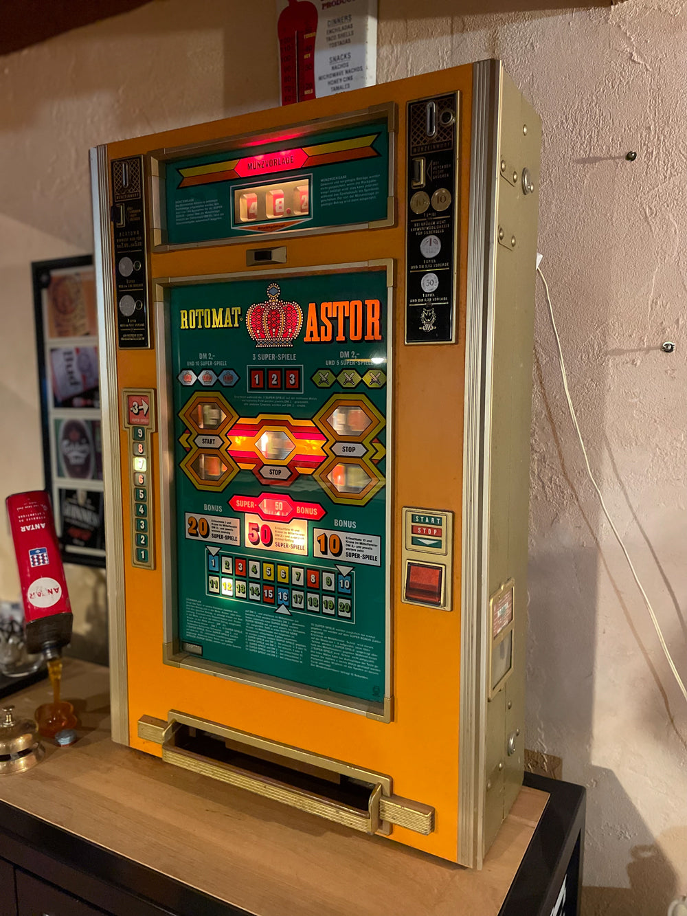 Machine à sous Rotomat Astor 1974 réf 4034