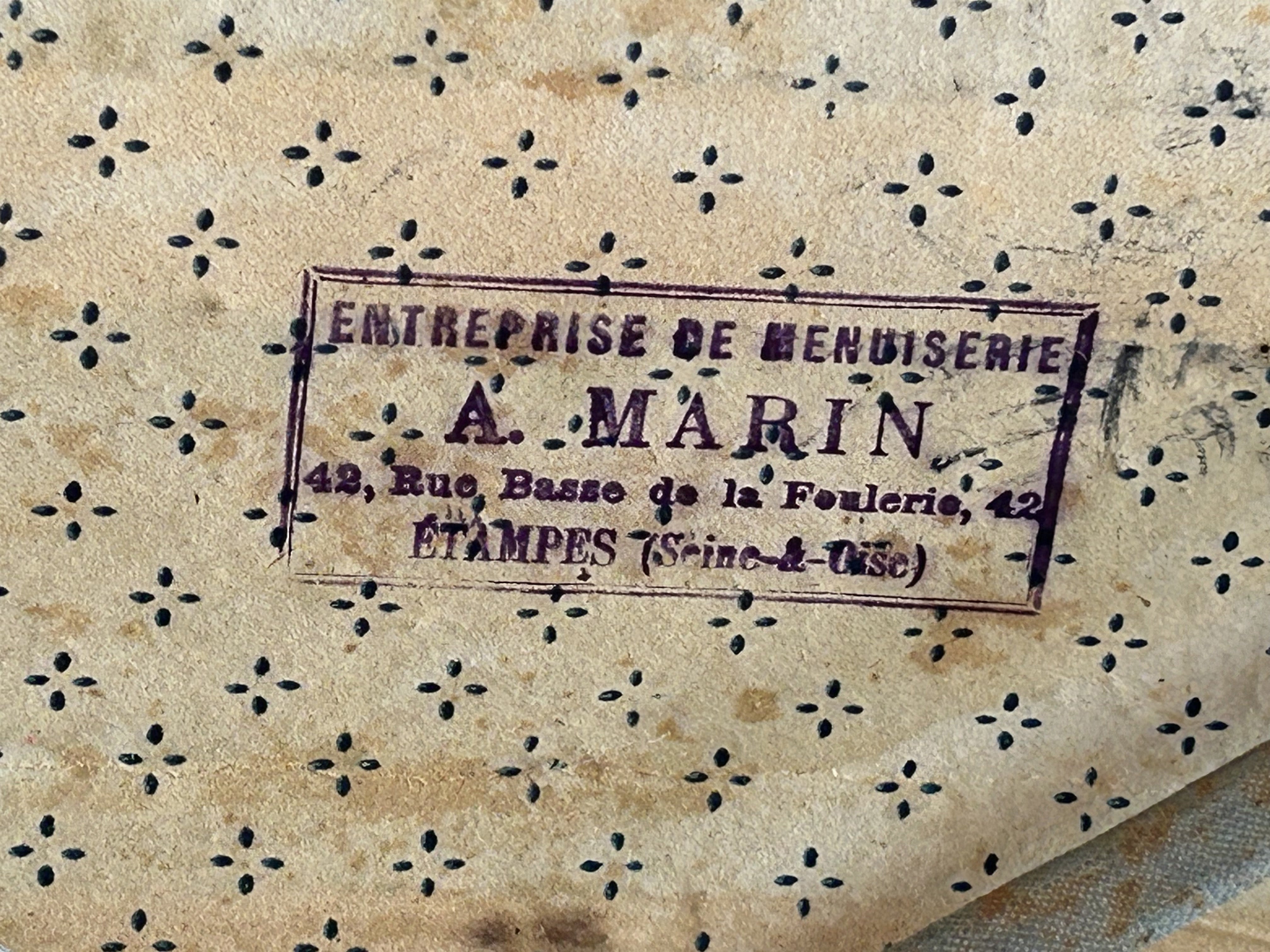 Malle voyage bombé fin 19ème A.MARIN - RF4734