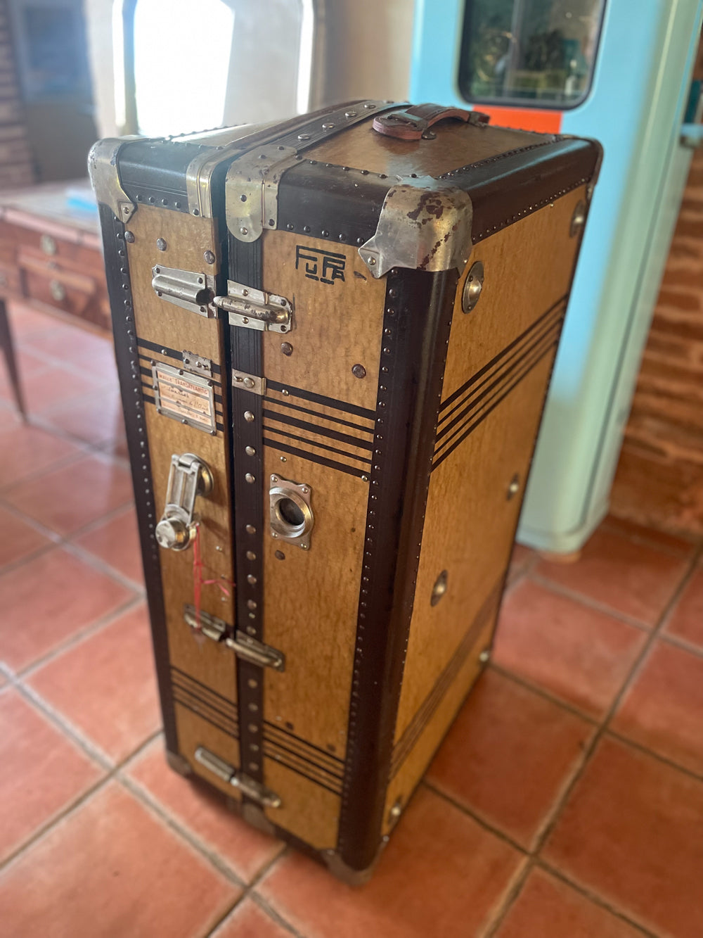 Malle de cabine transatlantique Réf 4078