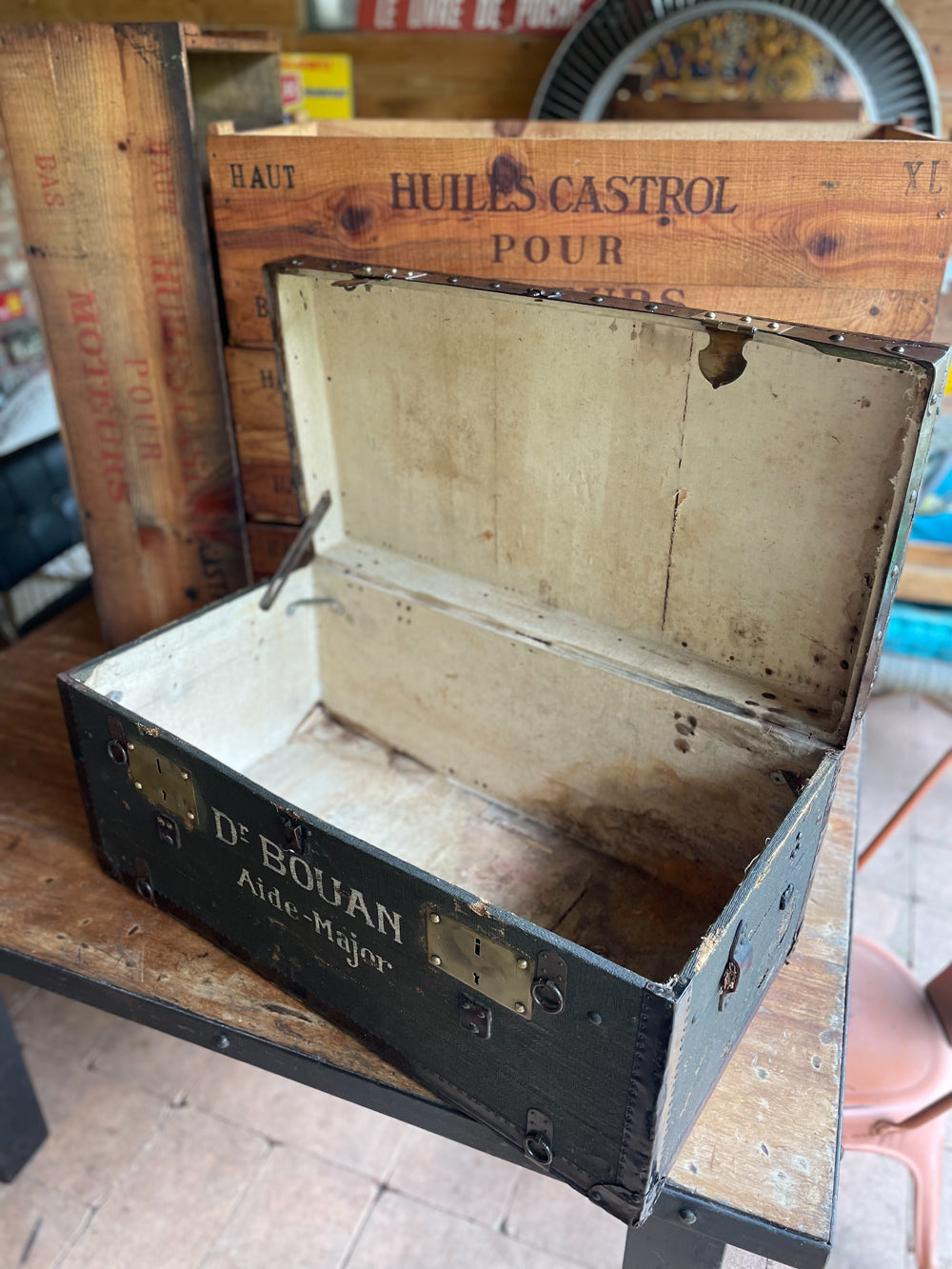 Malle de transport Militaire 1940 réf 4073