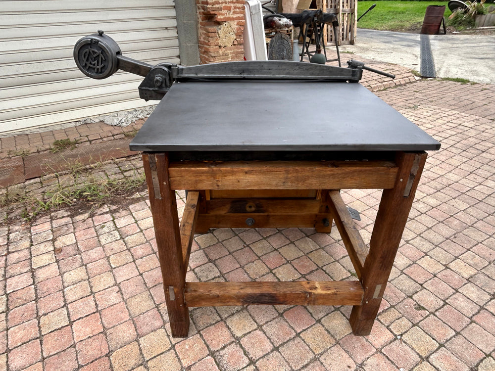 Massicot d'imprimerie époque 1900 Réf 4565