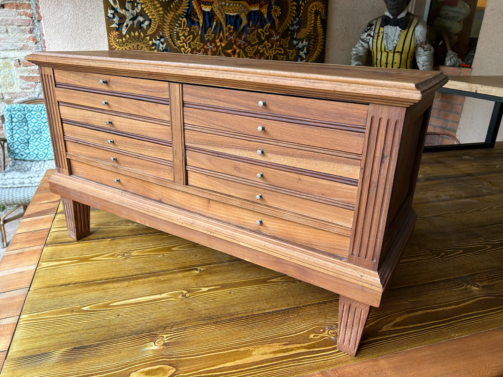 Meuble de Bijoutier 11 Tiroirs époque 1950 Réf 4216