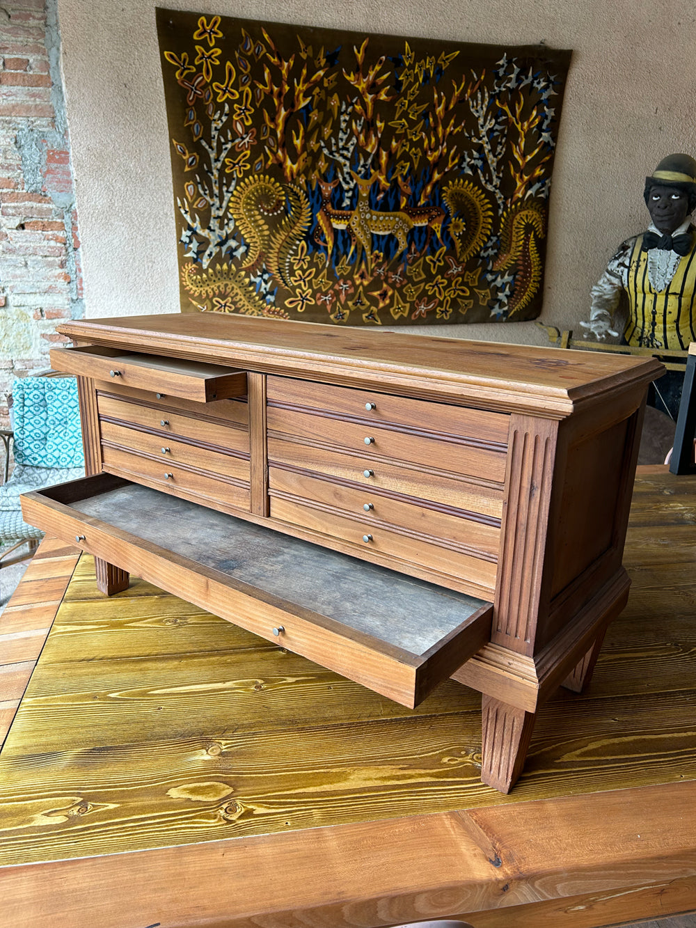 Meuble de Bijoutier 11 Tiroirs époque 1950 Réf 4216