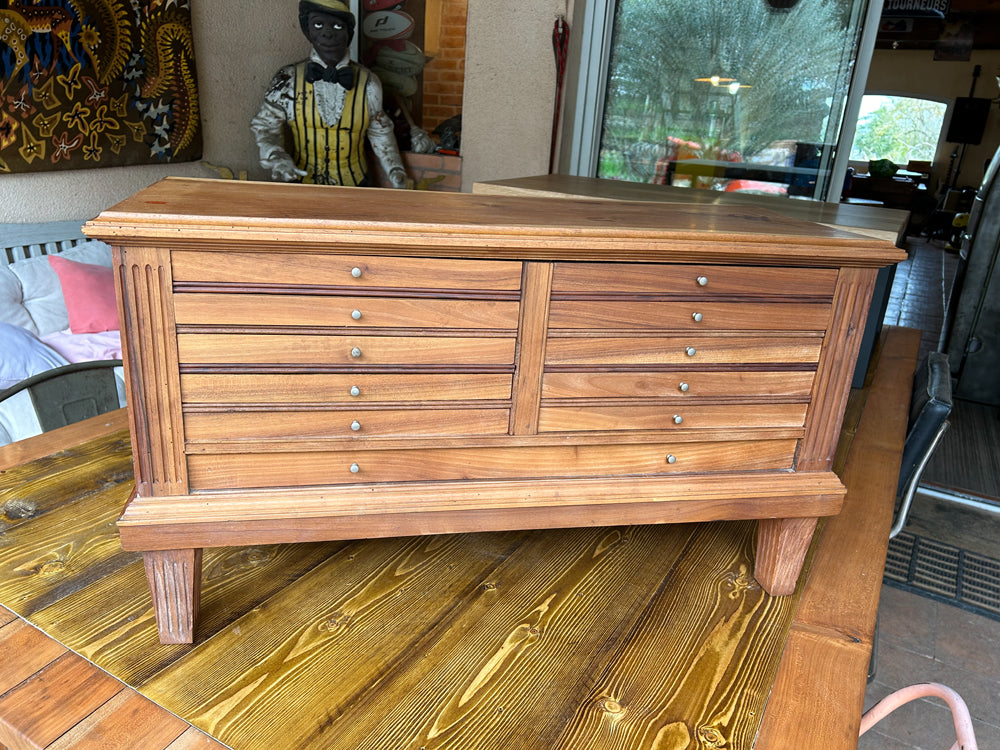 Meuble de Bijoutier 11 Tiroirs époque 1950 Réf 4216