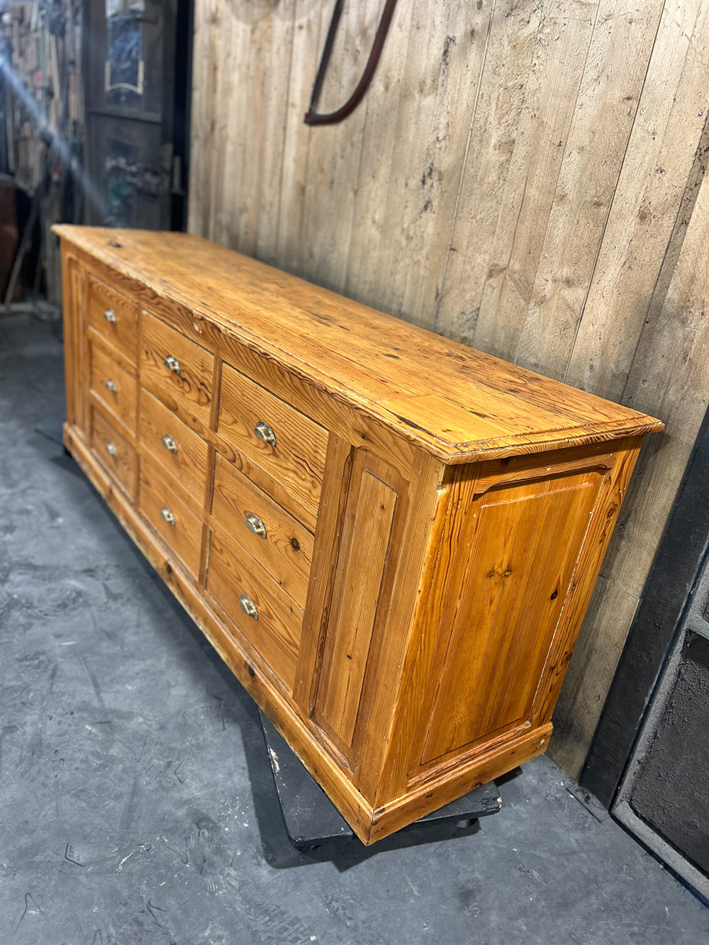 Meuble de mercerie 9 tiroirs 1960 Réf 4467