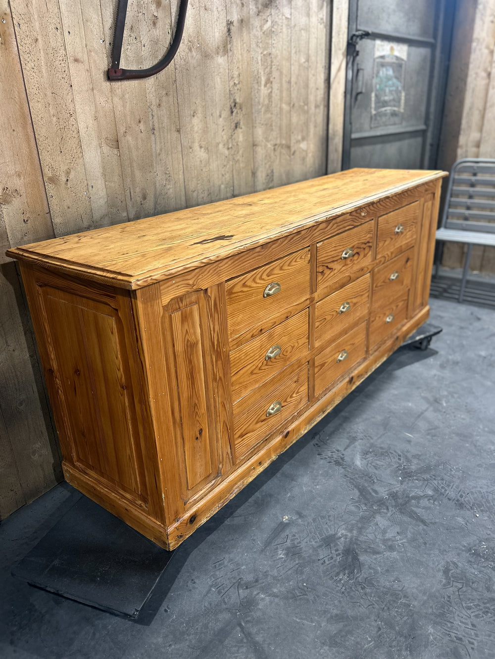 Meuble de mercerie 9 tiroirs 1960 Réf 4467