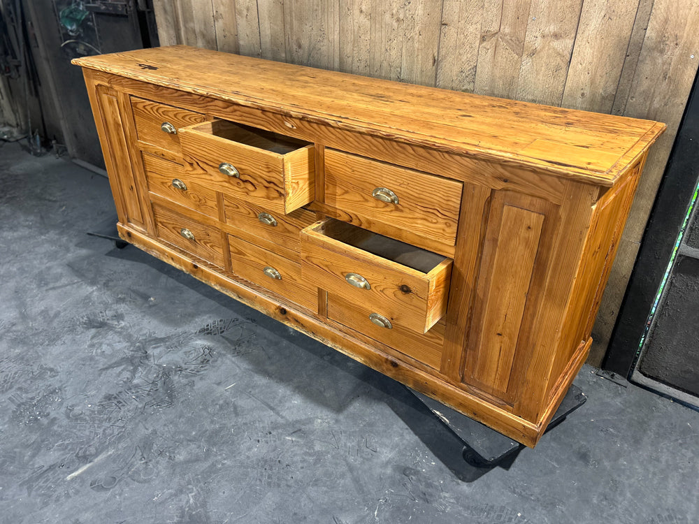 Meuble de mercerie 9 tiroirs 1960 Réf 4467