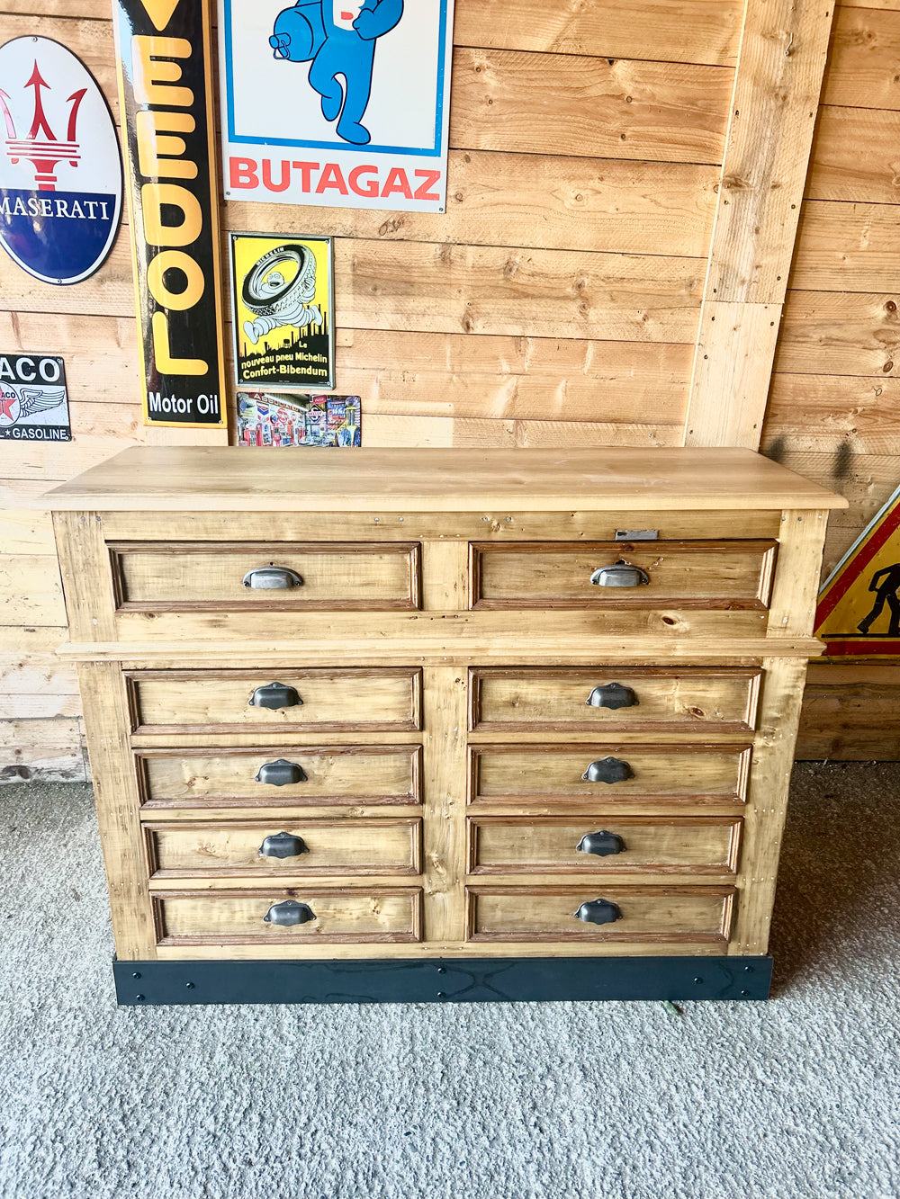 Meuble de métier 10 tiroirs 1900 Réf 4451