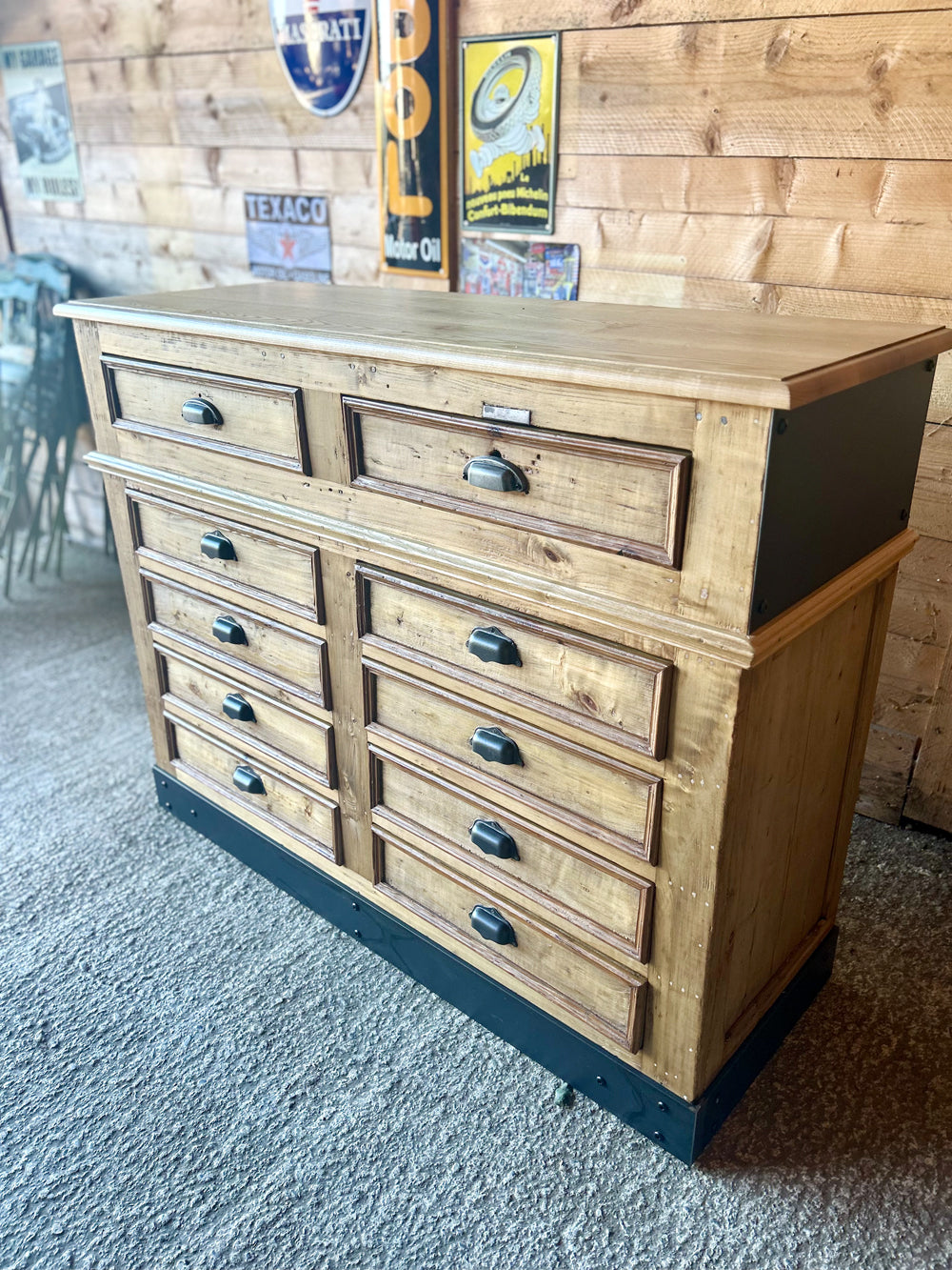 Meuble de métier 10 tiroirs 1900 Réf 4451