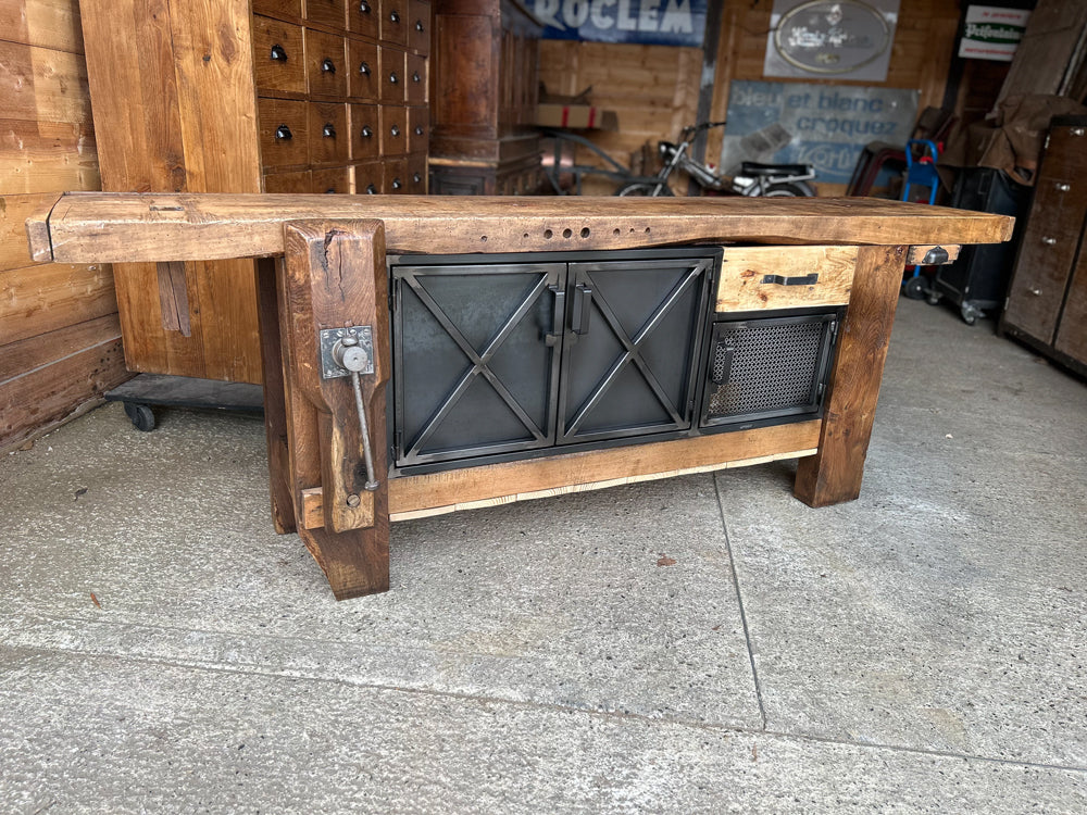 Etabli menuiserie modifié Réf 4468