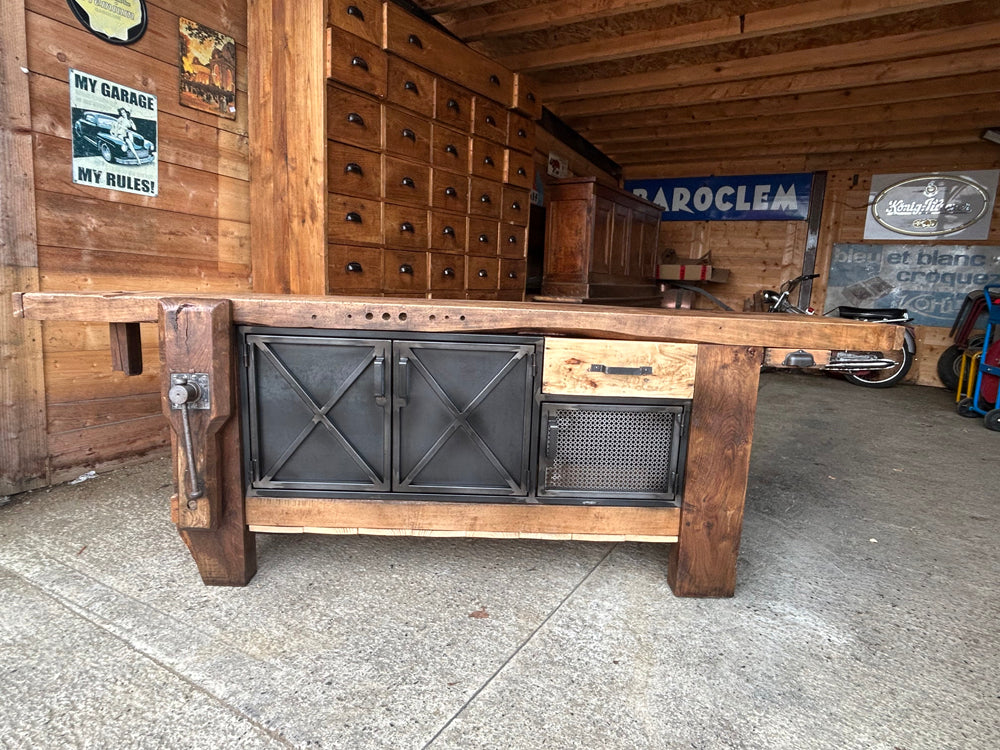 Etabli menuiserie modifié Réf 4468