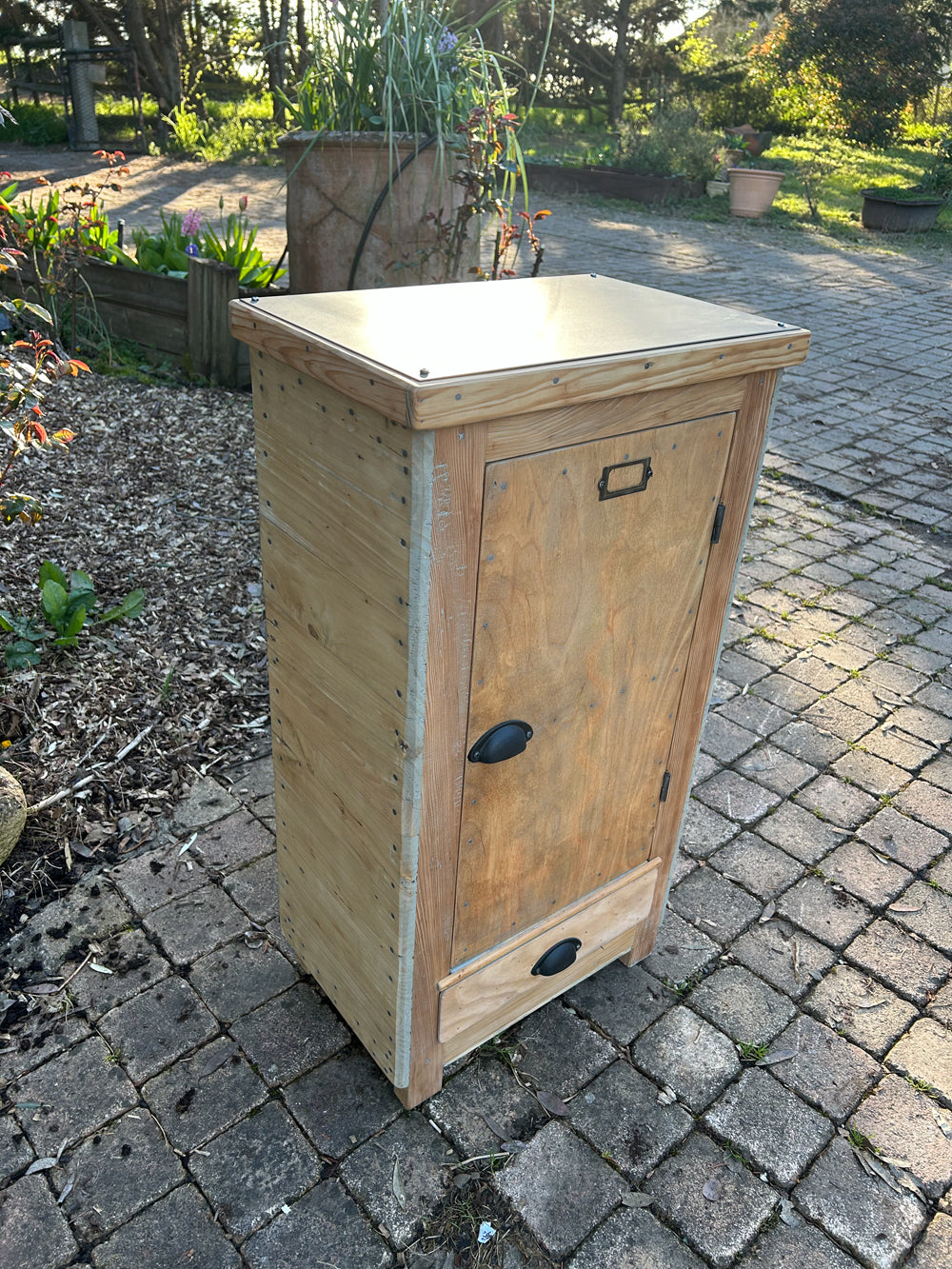 Buffet d'Atelier 1 porte & 1 tiroir Réf 4236