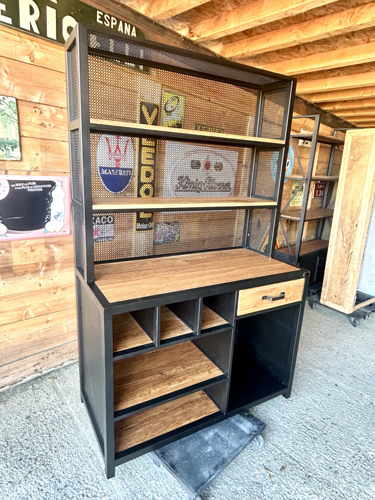 meuble d'office de restauration design industriel