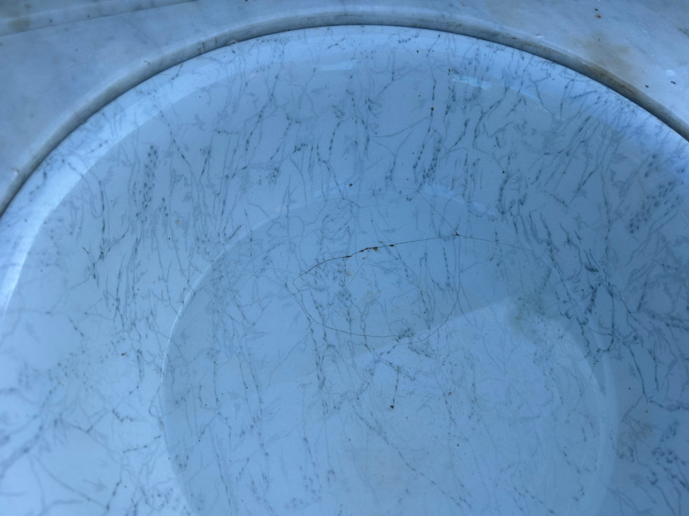 Meuble de toilette avec vasque à bascule 1900 réf 4501