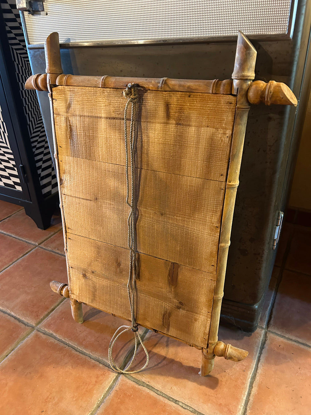 Miroir style bambou 1900 réf 4553