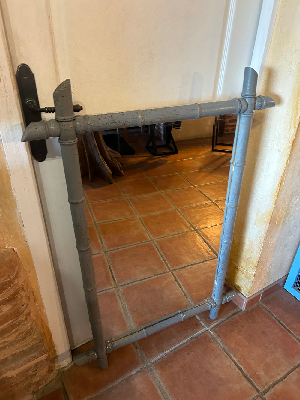 Miroir style bambou grand modèle 1900 -,Réf 4576