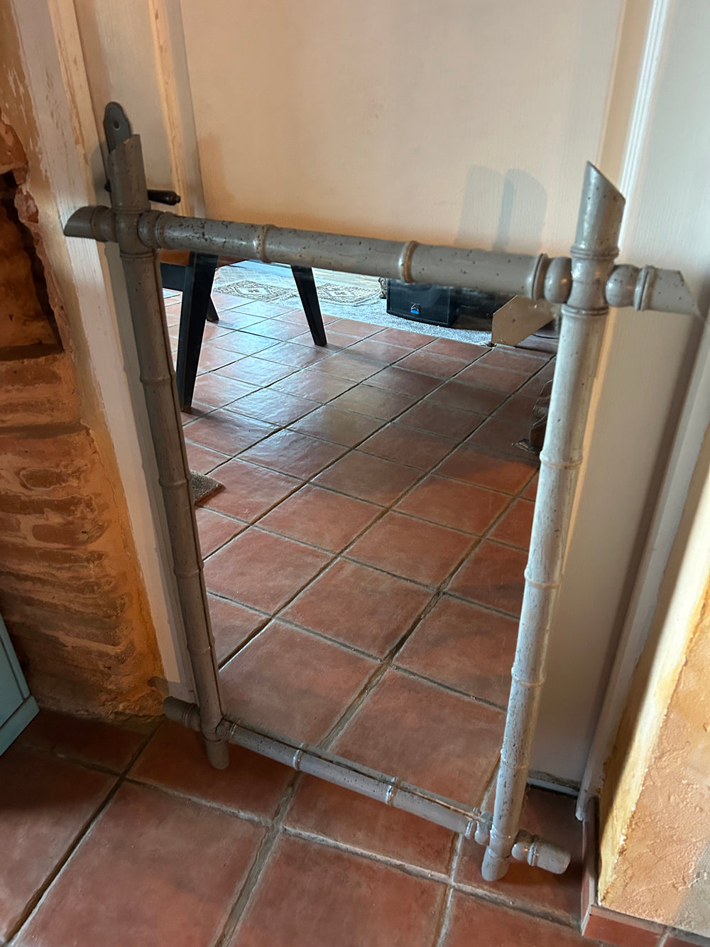 Miroir style bambou grand modèle 1900 -,Réf 4576