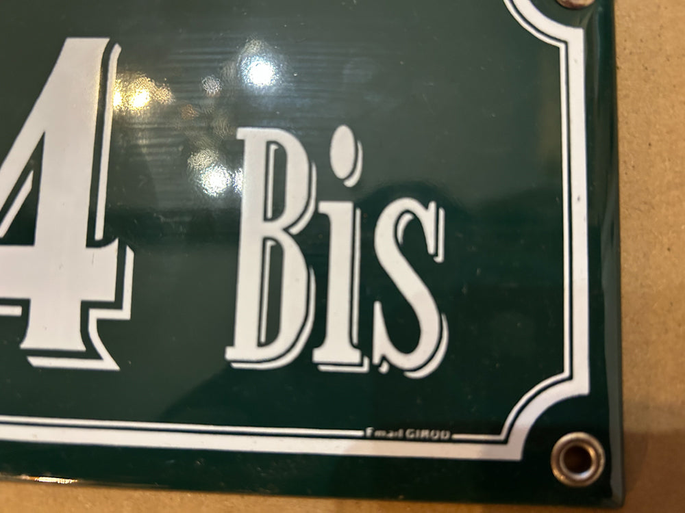 Numéro de maison émaillée Réf 4368