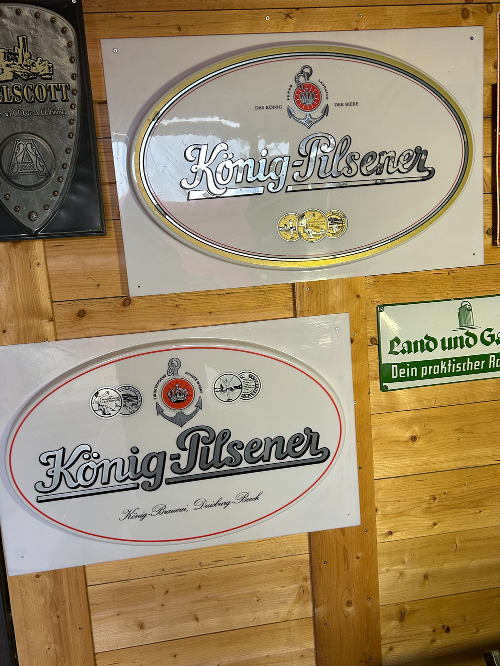 Panneau publicitaire KONIG-PILSENER réf 4106