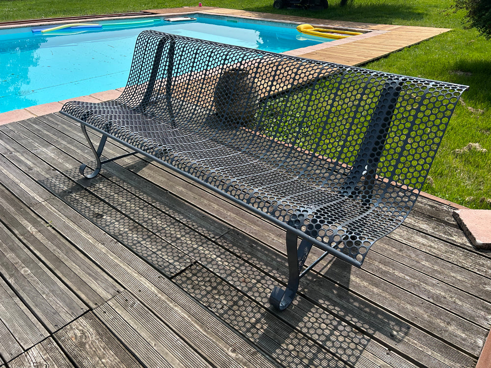 Banc de jardin René Malaval 1950/60 Réf 4494