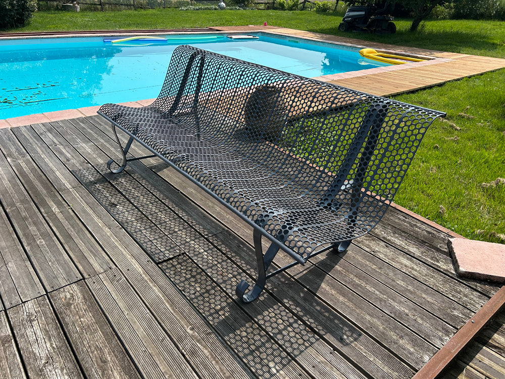 Banc de jardin René Malaval 1950/60 Réf 4494