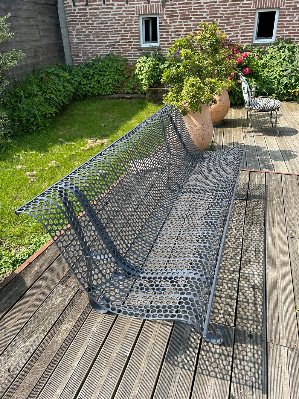 Banc de jardin René Malaval 1950/60 Réf 4494