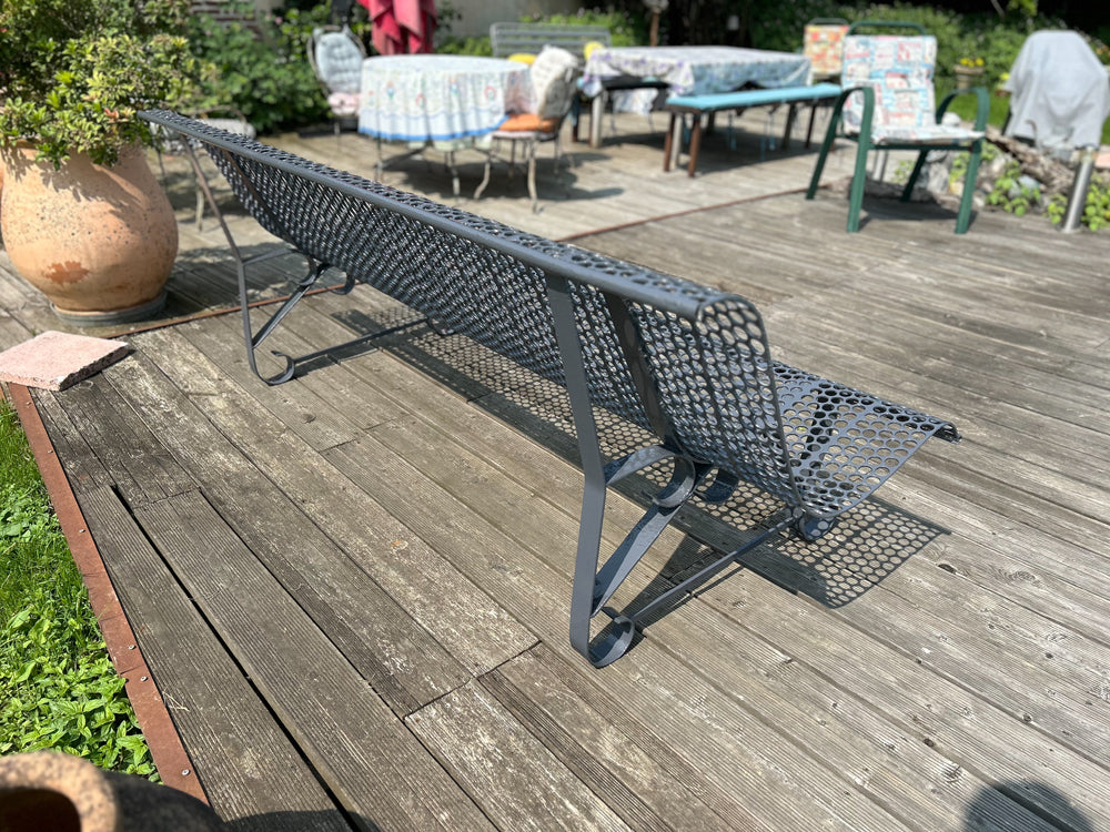 Banc de jardin René Malaval 1950/60 Réf 4494