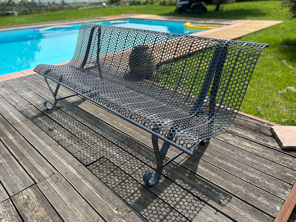 Banc de jardin René Malaval 1950/60 Réf 4494