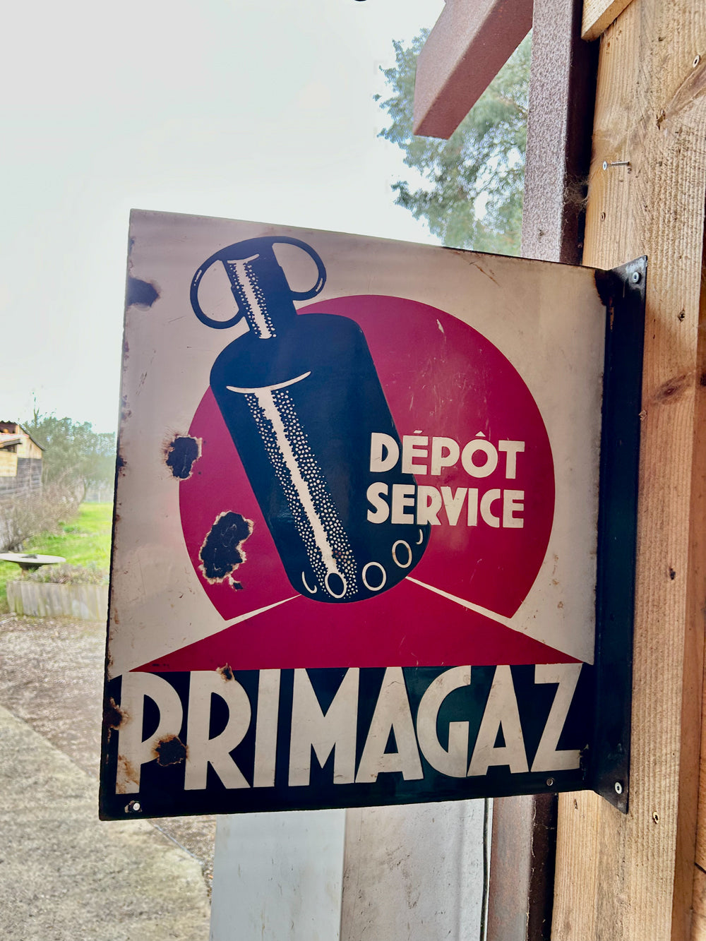 Plaque émaillée Primagaz 1960 Réf 4417